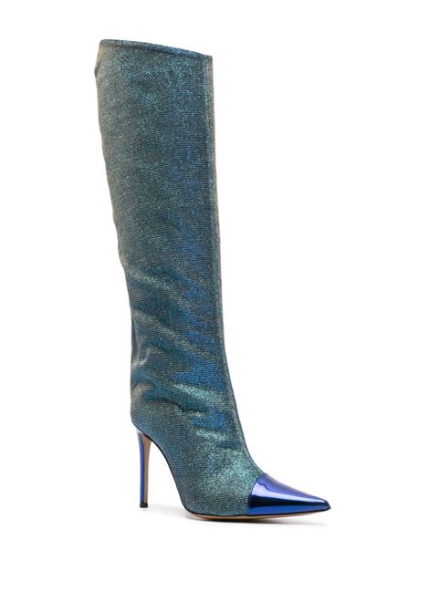 Stivali iridescenti 100mm in blu - donna ALEXANDRE VAUTHIER | AVI1800064